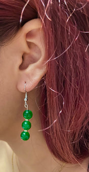 Radiant Spectrum Silver Earring