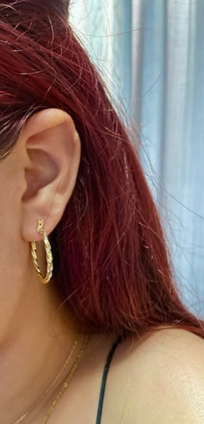 Statement Golden Hoops