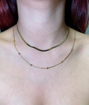 Clavicle Satelite necklace